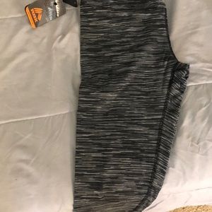 Brand new black and grey stripped leggings